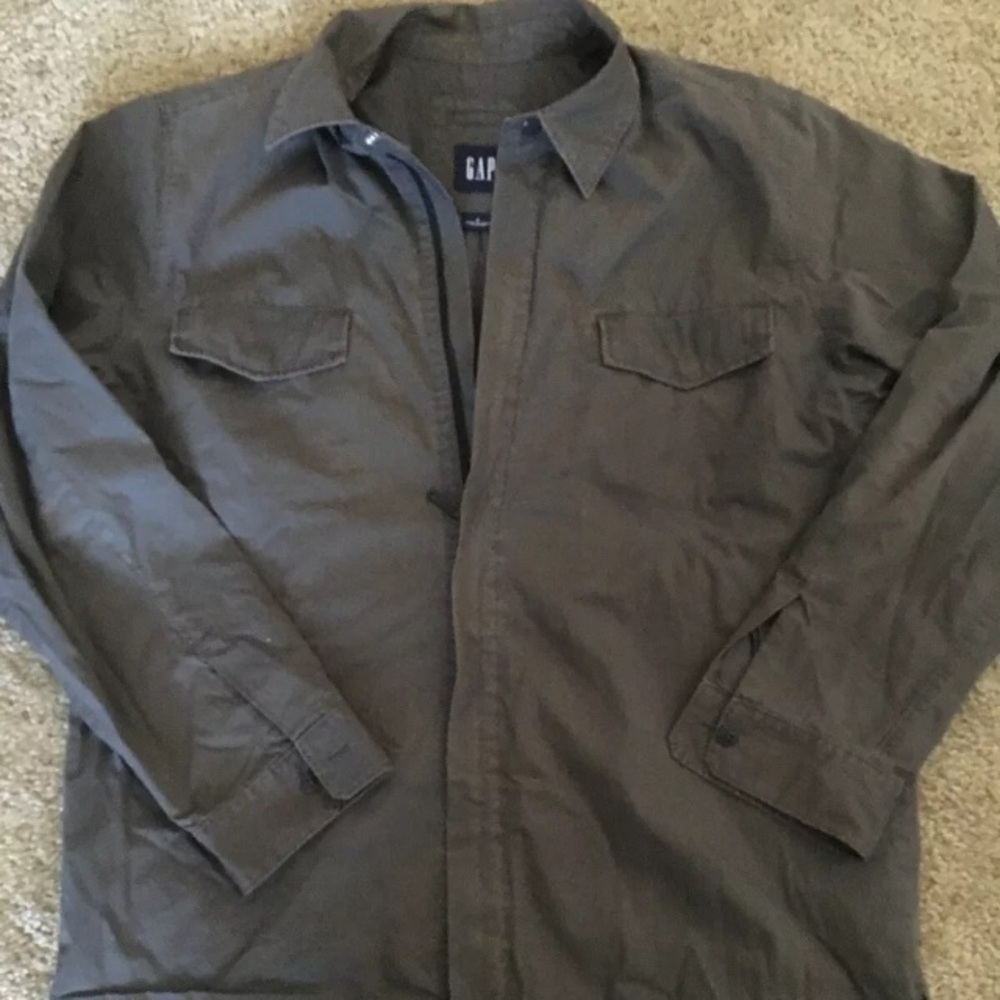 Gap Military Green field Jacket. Size Large. EUC